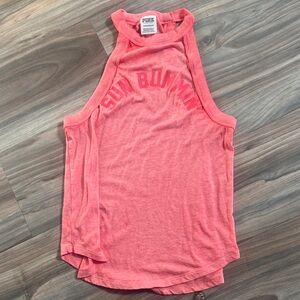 PINK Victoria's Secret Coral Sun Bumm Tank Top